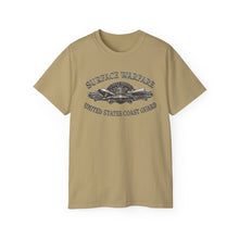 Load image into Gallery viewer, Unisex Ultra Cotton Tee - USCG - Surface Warfare w txt - 3D - Enhanced
