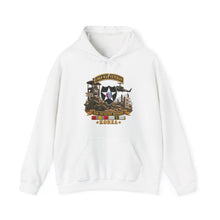 Load image into Gallery viewer, Hoodie – Army - 2nd Infantry Division w Br - Ribbon COLD WAR Vet Tab - Korea - 3D - Enhanced
