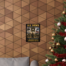 Load image into Gallery viewer, U.S. Army Matte Poster — "This We'll Defend" • Warriors Today, Defenders for Life
