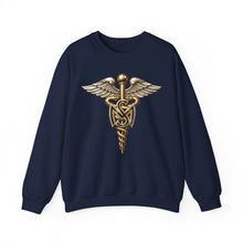 Load image into Gallery viewer, Crewneck Sweatshirt - Army Medical Service Corps (MS) Branch Insignia - 3D - Enhanced
