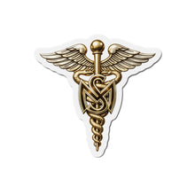 Load image into Gallery viewer, Die-Cut Magnet - Army Medical Service Corps (MS) Branch Insignia - 3D - Enhanced
