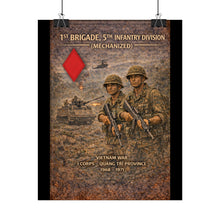 Load image into Gallery viewer, Rolled Posters - 5th Infantry Division - Vietnam War 1st Brigade in Quang Tri
