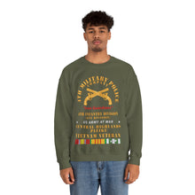 Load image into Gallery viewer, Crewneck Sweatshirt - Army - 4th Military Police Co, - Iron Guardians - 4th Infantry Div - Vietnam Veteran w VN Service X 300
