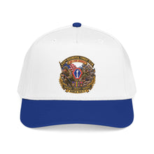 Load image into Gallery viewer, Mid Profile Baseball Cap - Army - 442nd Infantry Regimental Combat Team - 3D - Enhanced with EUR WWII SVC
