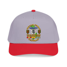 Load image into Gallery viewer, Mid Profile Baseball Cap - Vietnam Veteran Combat - 2nd Bn, 28th Infantry - 1st ID - with VN SVC - 3D - Transparent
