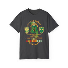 Load image into Gallery viewer, Unisex Ultra Cotton Tee - Army - Vietnam Combat Veteran w 212th Military Police Company - 18th MP Bde SSI - VN SVC X 300
