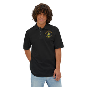 Men's Piqué Polo - Sergeant First Class - SFC - Combat Veteran