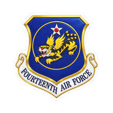 Load image into Gallery viewer, Kiss-Cut Stickers - USAF - 14th Air Force - Flying Tigers wo txt - 3D - Enhanced
