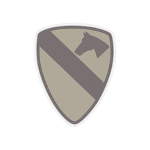 Load image into Gallery viewer, Kiss-Cut Stickers - SSI - 1st Cavalry Division - Subdued Desert X 300
