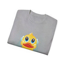 Load image into Gallery viewer, Unisex Ultra Cotton Tee - Yellow Rubber Duck - Front with Water - First Sergeant
