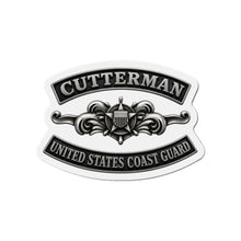 Load image into Gallery viewer, Die-Cut Magnet - USCG - Cutterman - Enlisted w txt - 3D - Enhanced

