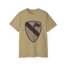 Load image into Gallery viewer, Unisex Ultra Cotton Tee - SSI - 1st Cavalry Division - Subdued Desert X 300
