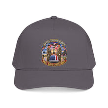 Load image into Gallery viewer, Mid Profile Baseball Cap - Emblem - We Will Always Remember - They Gave Everything - 3D - Enhanced
