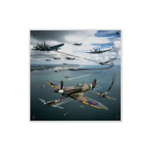 Load image into Gallery viewer, Acrylic Wall Art Panel - British and German aircraft during the Battle of Britain
