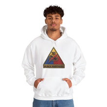 Load image into Gallery viewer, Hoodie – SSI - 761st Tank Battalion SSI w Name Tape - 3D Enhanced
