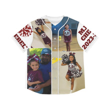 Load image into Gallery viewer, Women&#39;s Baseball Jersey (AOP) - Morales Junior High - Cheer - White
