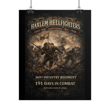 Load image into Gallery viewer, Rolled Posters - 369th Infantry Regiment - Harlem Hellfighters charging through chaos - Max DPI - Shirt - Front
