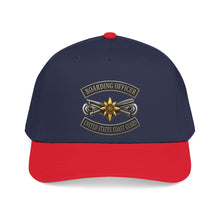 Load image into Gallery viewer, Mid Profile Baseball Cap - USCG - Boarding Officer w txt - 3D - Enhanced
