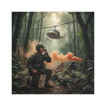 Load image into Gallery viewer, Indoor and Outdoor Silk Posters - Medevac Request - Vietnam
