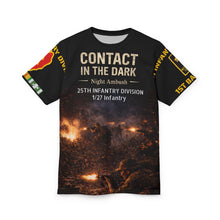 Load image into Gallery viewer, Night Ambush 25th Infantry Division 1/27th Infantry All-Over Print Tee
