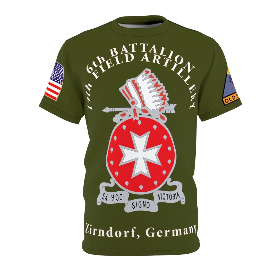 AOP - 6th Battalion, 14th Field Artillery, Zirndorf, Germany - OD Green