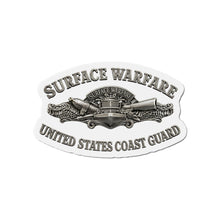 Load image into Gallery viewer, Die-Cut Magnet - USCG - Surface Warfare w txt - 3D - Enhanced
