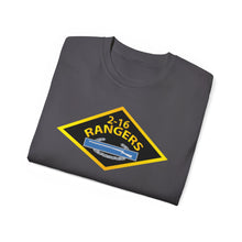 Load image into Gallery viewer, Unisex Ultra Cotton Tee - 2nd Bn, 16th Infantry - Rangers w CIB w Txt X 300
