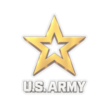Load image into Gallery viewer, Kiss-Cut Stickers - Army Star W Us Army w White Star - 3D - Enhanced
