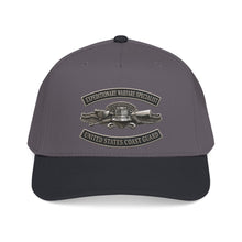 Load image into Gallery viewer, Mid Profile Baseball Cap - USCG - Expeditionary Warfare Specialist w txt - 3D - Enhanced
