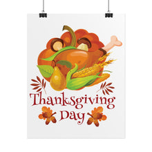 Load image into Gallery viewer, Rolled Poster - Thanksgiving Day - Turkey
