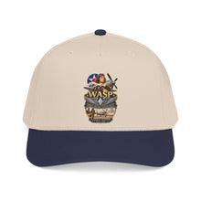 Load image into Gallery viewer, Mid Profile Baseball Cap - WASP - Women Airforce Service Pilot - WWII - 3D - Enhanced
