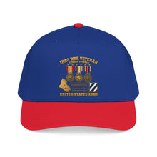 Load image into Gallery viewer, Mid Profile Baseball Cap - Army - Iraq War Veteran - 3rd Infantry Division - 3D - Enhanced
