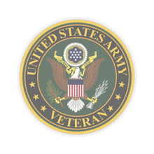 Load image into Gallery viewer, Kiss-Cut Stickers - Army - US Army Veteran
