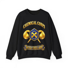 Load image into Gallery viewer, Crewneck Sweatshirt - Army - Chemical Corps - 3D - Enhanced
