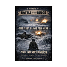 Load image into Gallery viewer, Matte Poster - 99th Infantry Division - Battle of the Bulge
