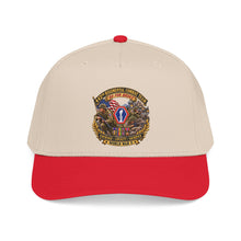 Load image into Gallery viewer, Mid Profile Baseball Cap - Army - 442nd Infantry Regimental Combat Team - 3D - Enhanced with EUR WWII SVC

