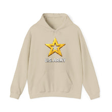 Load image into Gallery viewer, Hoodie – Army Star W Us Army w White Star - 3D - Enhanced

