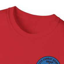 Load image into Gallery viewer, Unisex Ultra Cotton Tee - Vietnam Combat Aviation Vet w Air Crew Badges - 12th Combat Aviation Group - Black Jack - Sgt Howard Meyers - 1968-1969 SVC X 300
