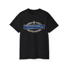Load image into Gallery viewer, Unisex Ultra Cotton Tee - Army - Combat Infantryman Badge - No Txt - 2nd Award - 3D X 300

