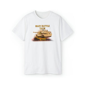 Unisex Ultra Cotton Tee - Army - Main Battle Tank - M1A1 X 300