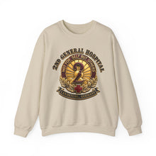 Load image into Gallery viewer, Crewneck Sweatshirt - 2nd General Hospital - Landstuhl Germany - Black - 3D - Enhanced
