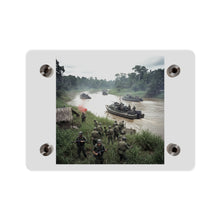 Load image into Gallery viewer, Acrylic Wall Art Panel - MRF - 9th Infantry in the Mekong - Vietnam
