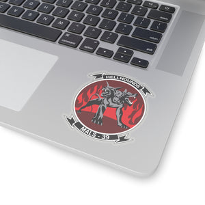 Kiss-Cut Stickers - USMC - Marine Aviation Logistics Squadron 39 - MALS 39 - Hellhounds - wo txt