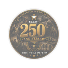 Load image into Gallery viewer, Kiss-Cut Stickers - US Army - 250th Anniversary
