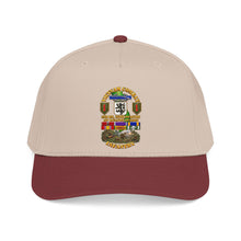 Load image into Gallery viewer, Mid Profile Baseball Cap - Vietnam Combat Veteran - 2nd Bn, 28th Inf 1st Inf Div - VN SVC w bronze star w OLC - 4 Stars w Battle Scene - 3D - Transparent
