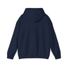 Load image into Gallery viewer, Unisex Heavy Blend™ Hooded Sweatshirt - Navy - Submarine Badge - Silver - Qualified
