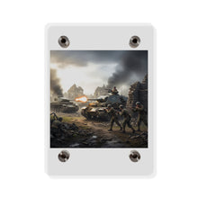 Load image into Gallery viewer, Acrylic Wall Art Panel - Tank Destroyer - M10 Wolverine vs German Panzer Tank
