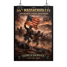 Load image into Gallery viewer, Rolled Posters - 54th Massachusetts - Fort Wagner
