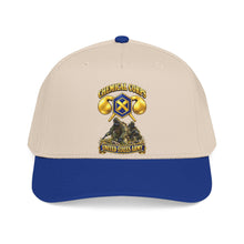 Load image into Gallery viewer, Mid Profile Baseball Cap - Army - Chemical Corps w Scene - 3D - Enhanced
