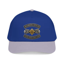 Load image into Gallery viewer, Mid Profile Baseball Cap - USCG - Boarding Officer w txt - 3D - Enhanced
